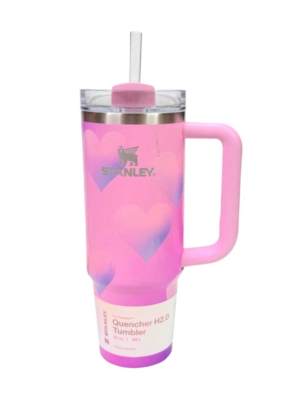Stanley The FlowState Quencher H2.0 Tumbler - 30 oz / 0.88L - Valentine’s Day - Picture 1 of 4